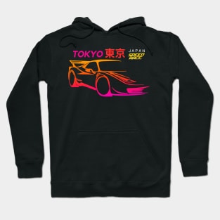 Spooky Nissan Skyline R33 Tokyo Night Hoodie